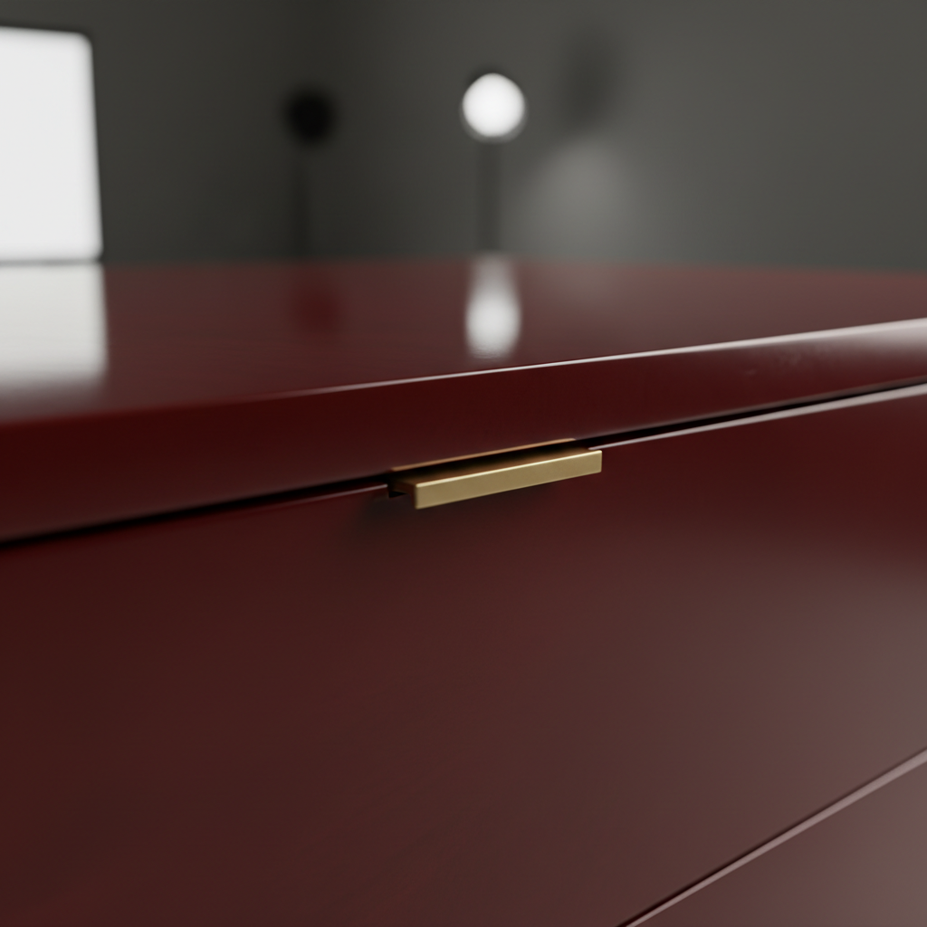 Lacquered custom furniture with flawless finish